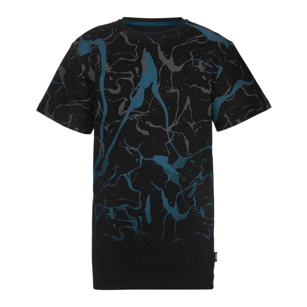 Univibe Big Boys Glenn Marble Effect Print Jersey Crew T-Shirt